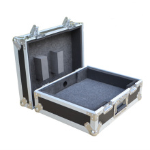 DJ Flight Case con mezclador y plato giratorio para DJ Aluminum Case